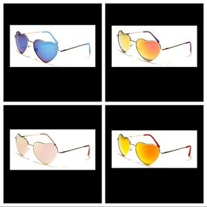 HEART SHAPED FASHION WOMEN'S SUNGLASSES